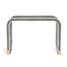 Load image into Gallery viewer, Mehar Bone Inlay Console Table_Waterfall bone inlay table
