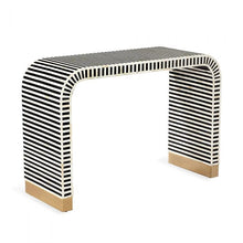 Load image into Gallery viewer, Mehar Bone Inlay Console Table_Waterfall bone inlay table
