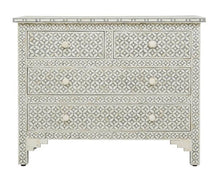 Load image into Gallery viewer, Zelda Bone Inlay Chest of Drawer with 4 Drawers_ 104 cm Length
