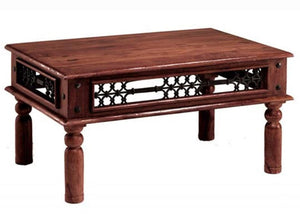 Jesse_Solid Indian Wood Coffee Table_120 Dia cm