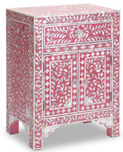Load image into Gallery viewer, Bella Mother of Pearl Bed Side Table
