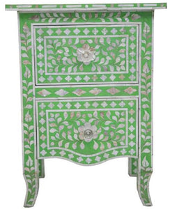 Kiara Mother of Pearl Bed Side Table