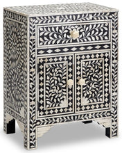 Load image into Gallery viewer, Magdalene Bone Inlay Bed Side Table
