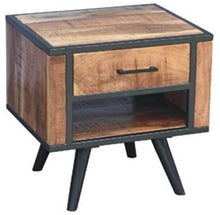 Load image into Gallery viewer, Kathryn_Industrial Bed Side Table
