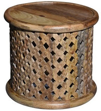Load image into Gallery viewer, Laura_Solid Indian Wood Carved Wooden Table_Stool_Side Table
