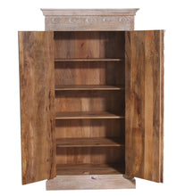 Load image into Gallery viewer, Saritha Hand Carved Wooden Almirah_Cupboard_Height 190 cm
