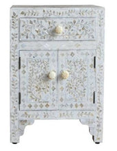 Load image into Gallery viewer, Sivi Mother of Pearl Inlay Bedside Table
