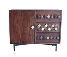 Load image into Gallery viewer, Bush Hand Crafted Chest of Drawer_ Wooden Chest_Cabinet_ 90 cm Length
