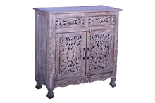 Load image into Gallery viewer, Ryker Hand Carved Solid Wood Chest_ 90 cm Length
