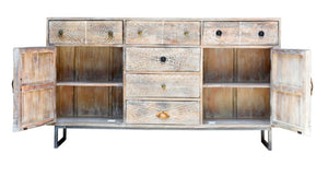 Riva_Solid Indian Wood Side Board_Chest of Drawer_Buffet