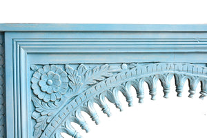 Savita Indian Spindle Hand Carved Wooden Console Table_150 cm