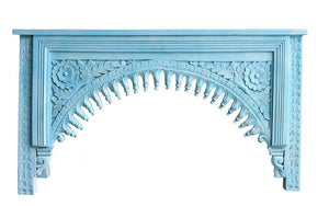 Savita Indian Spindle Hand Carved Wooden Console Table_150 cm