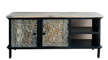 Load image into Gallery viewer, Austin Hand Carved Industrial TV Console_TV Cabinet_Media Console
