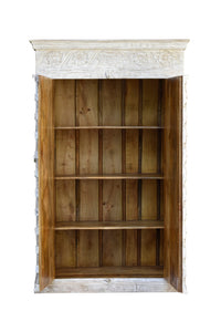 Victoria Hand Carved Wooden Almirah_Cupboard_Height 190 cm