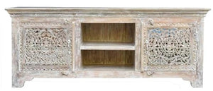 Scott_Wooden Carved TV Console_TV Cabinet