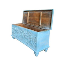 Load image into Gallery viewer, Pike B Hand Crafted Wooden Trunk_Coffee Table_Storage Trunk_109 cm
