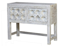 Load image into Gallery viewer, Allison Wooden Hand Carved Console Table_Vanity Table_107 cm
