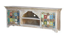 Load image into Gallery viewer, Stella Hand Carved Tile Media Cabinet_TV Console_TV Cabinet
