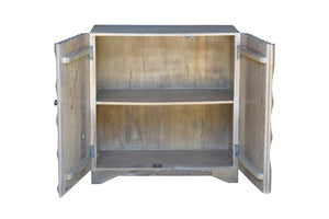 Bence 2 Door Cupboard_Dresser _Chest of Drawer_Accent Cabinet_ 90 cm Length