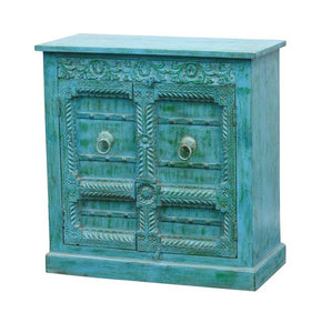 Helms_Hand Carved Solid Wood Chest_ 95 cm Length