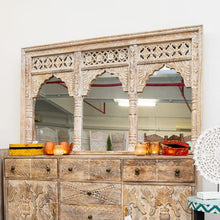 Load image into Gallery viewer, Alves_Hand Carved Arched Mirror_Jharokha Mirror
