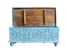 Load image into Gallery viewer, Pike B Hand Crafted Wooden Trunk_Coffee Table_Storage Trunk_109 cm
