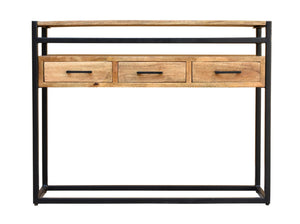 Shivi_ Industrial Console Table_Vanity Table_110 cm