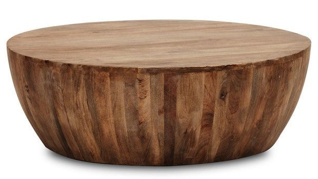 Rolleston_Solid Wood Drum Coffee Table_105 Dia cm