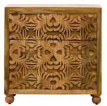 Load image into Gallery viewer, Satan Solid Wood Chest of Drawer_Cabinet_ 90 cm Length
