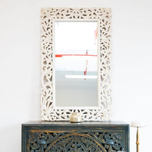 Load image into Gallery viewer, Camila Hand Carved Solid Indian Wood Mirror 75 x 120 cm
