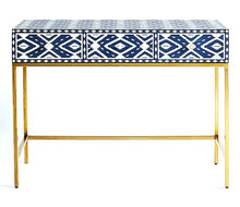 Load image into Gallery viewer, Gemma_Bone Inlay Console Table_Vanity Table_110 cm

