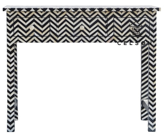 Limy_Bone Inlay Study Table_Study Desk_Console Table