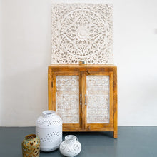Load image into Gallery viewer, Anna Hand Carved Wooden Cabinet_Chest_ 90 cm Length

