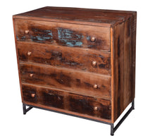 Load image into Gallery viewer, Madora Hand Carved Solid Wood Chest_ 90 cm Length

