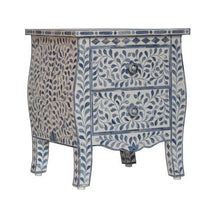 Load image into Gallery viewer, Hayley Bone Inlay Bed Side Table
