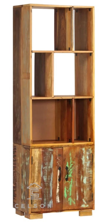 Camille_Recycled Solid Wood Bookshelf