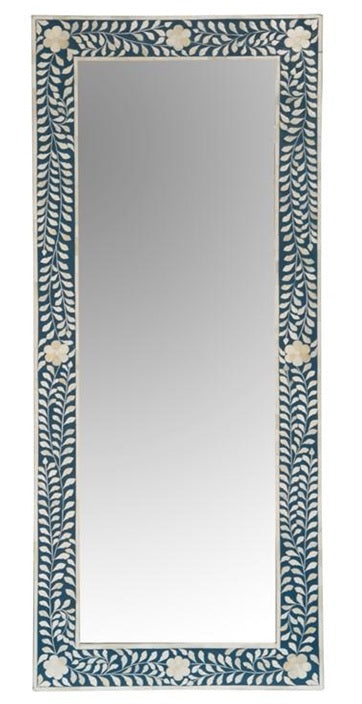 Oliva_Bone Inlay Floral Mirror_65 x 160 cm